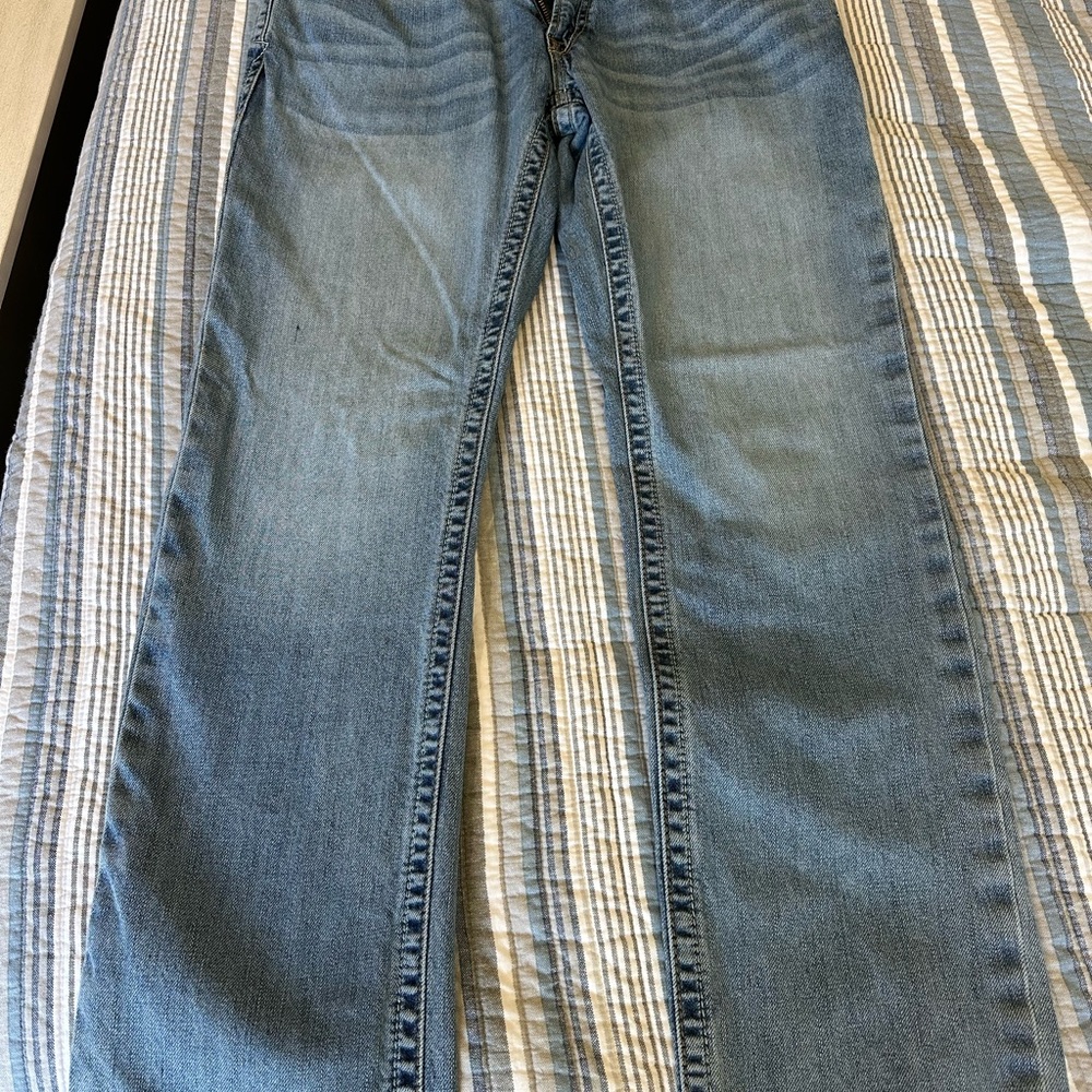 Ariat M4 Relaxed Straight Leg Light Blue Jeans